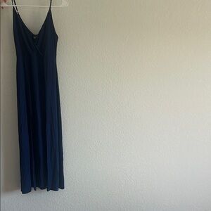 Elegant Navy Blue Maxi Dress